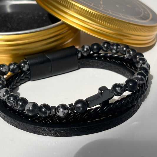 Rome Triple Bracelet - Snow