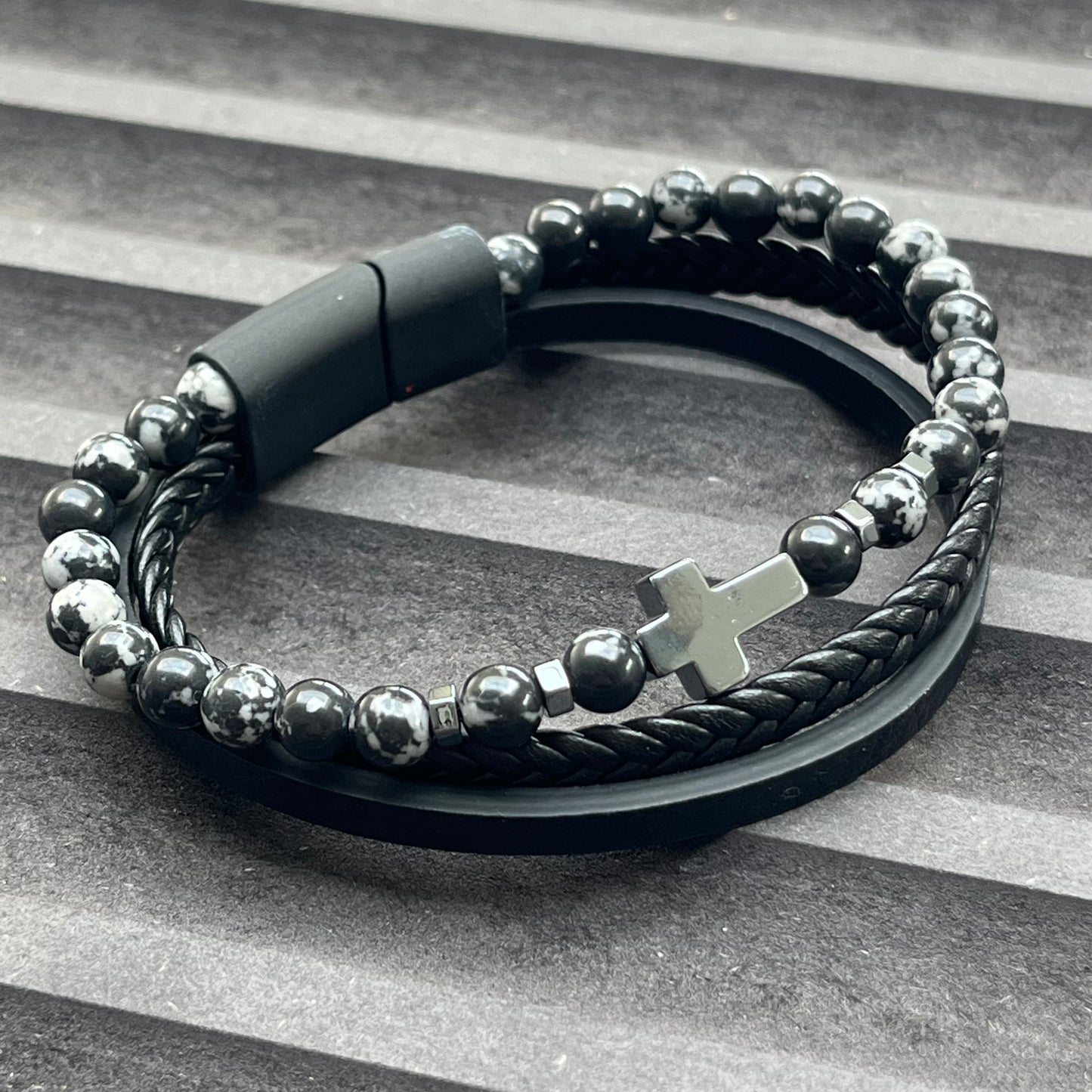 Rome Triple Bracelet - Snow