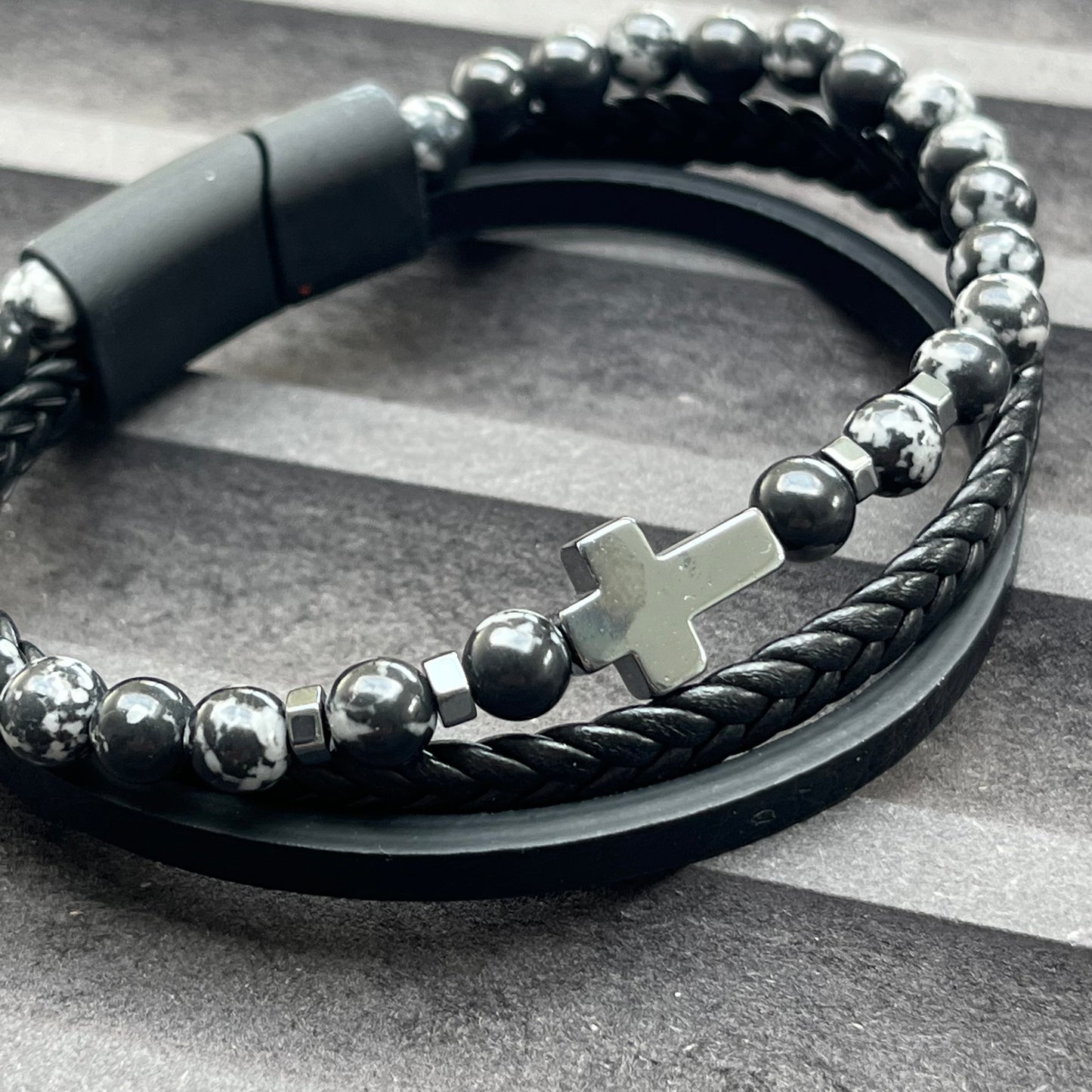 Rome Triple Bracelet - Snow