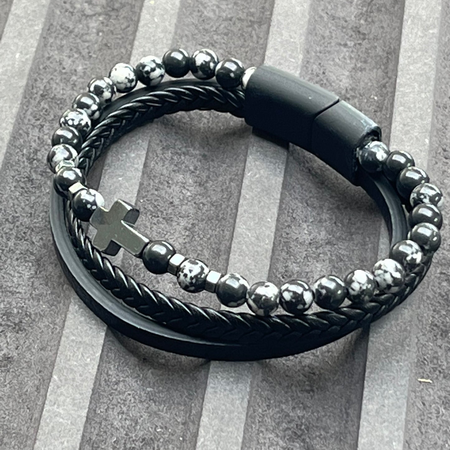 Rome Triple Bracelet - Snow