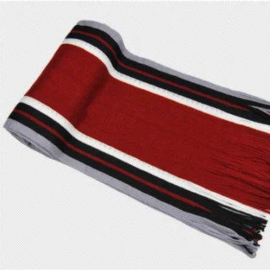 Sideline Collection - Light Retro Stripe Scarf - Hollinger - Red