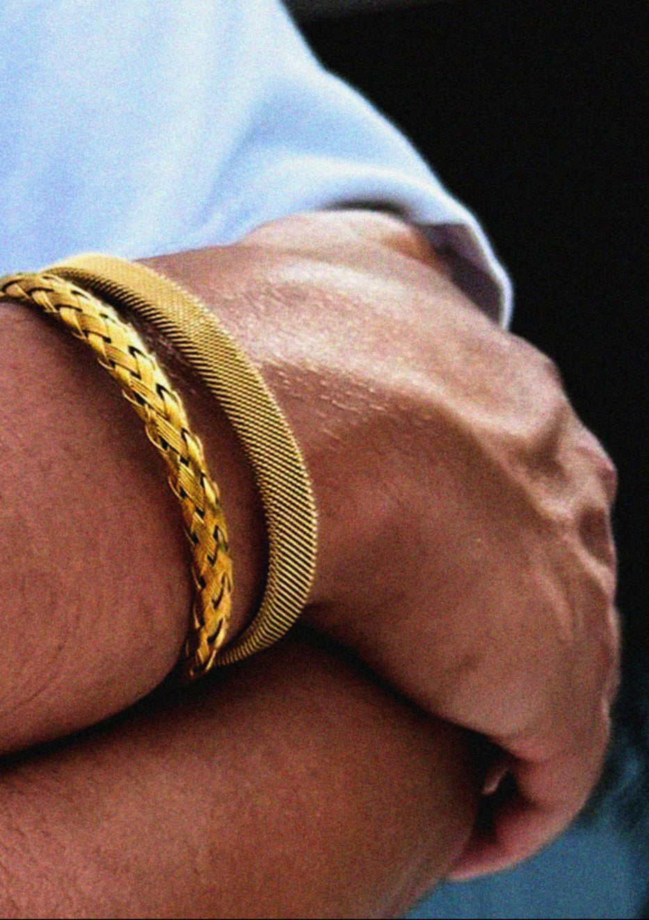 Paris Plait Cuff Bracelet - Gold