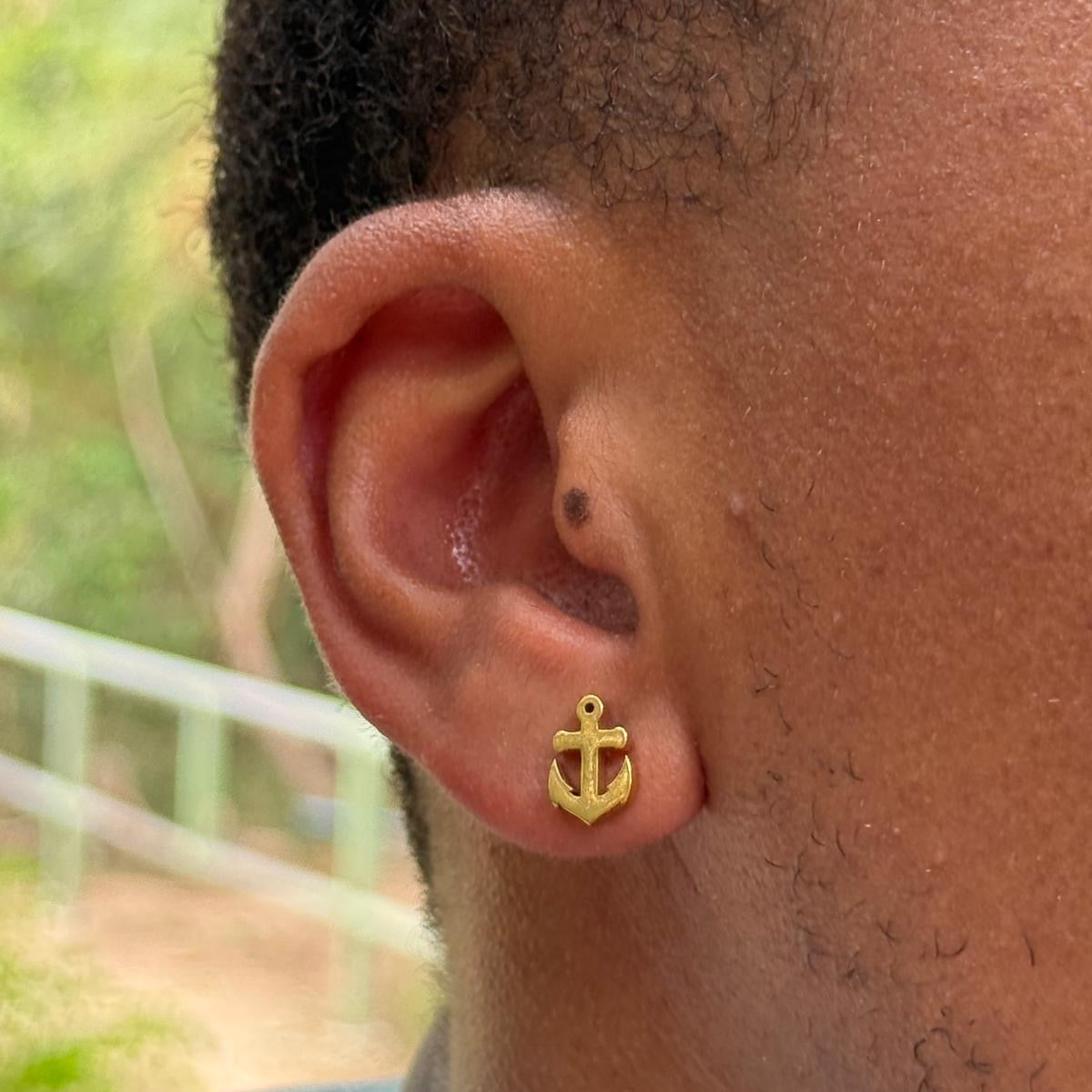 Anchor/Studs Earring Mix Pair