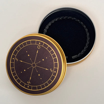 Paris Plait Cuff Bracelet - Black