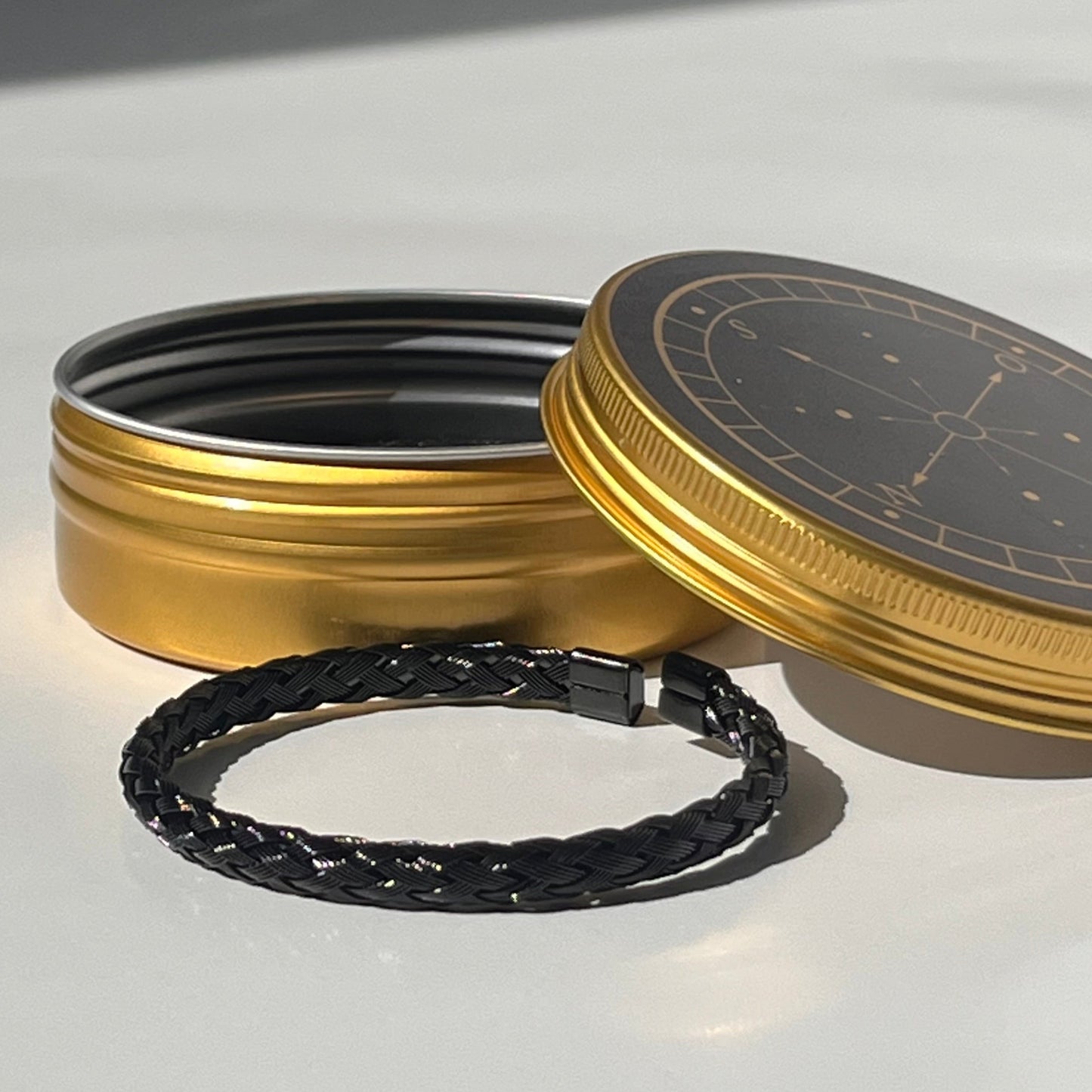 Paris Plait Cuff Bracelet - Black