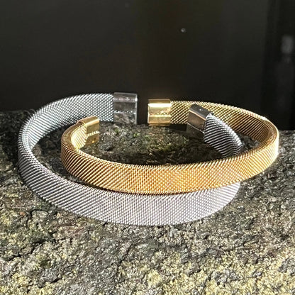 Mumbai Cuff Bracelet - Silver