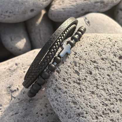 Rome Triple Bracelet - Frost