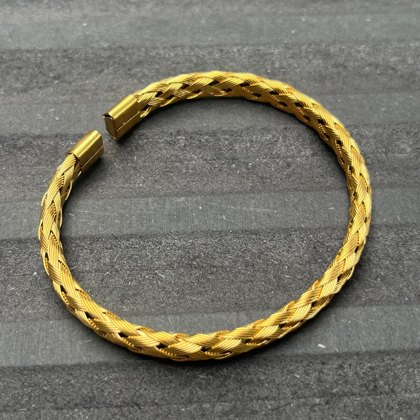 Paris Plait Cuff Bracelet - Gold