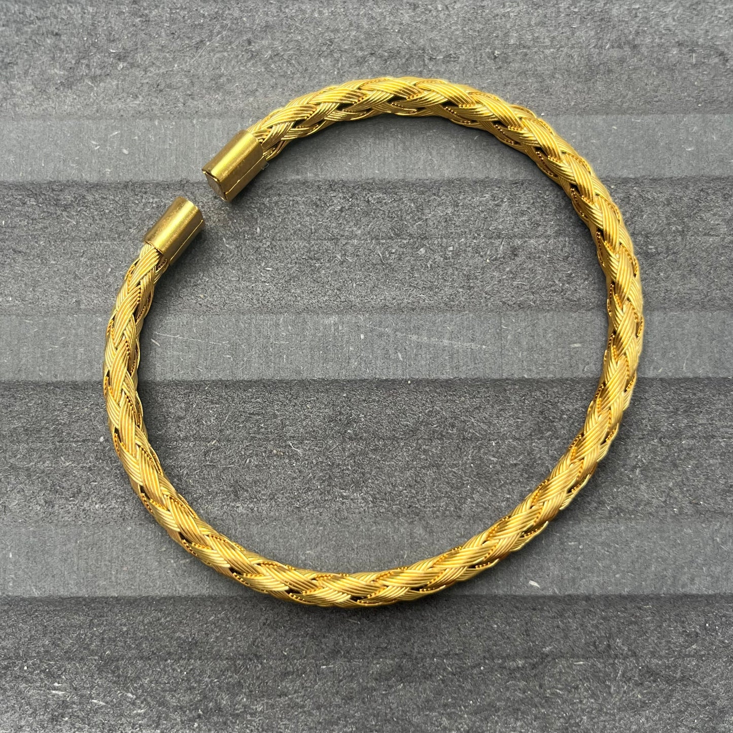 Paris Plait Cuff Bracelet - Gold