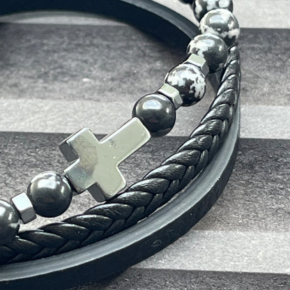Rome Triple Bracelet - Snow
