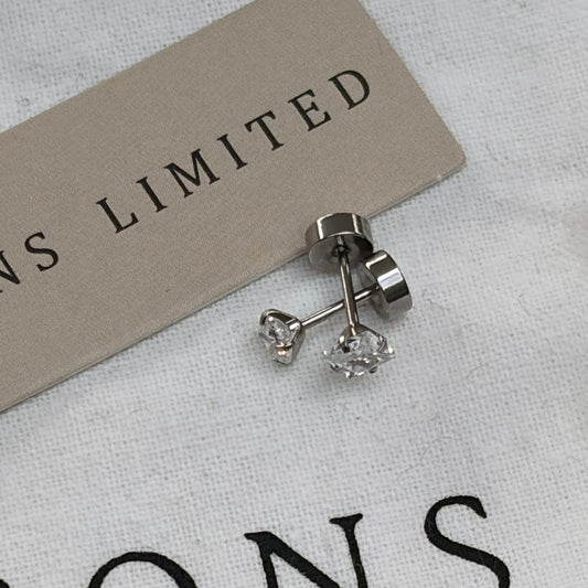 Round/Square Diamond Earring Mix Pair