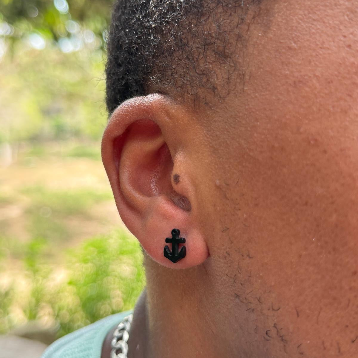 Anchor/Studs Earring Mix Pair