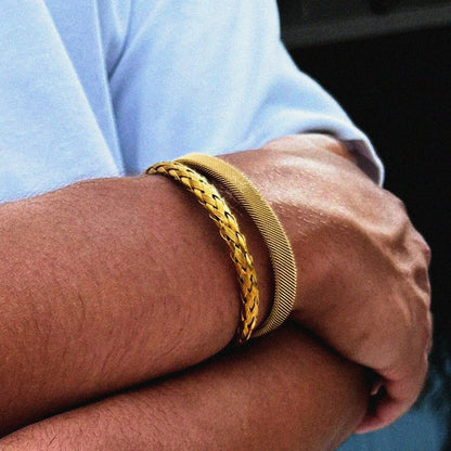 Mumbai Cuff Bracelet - Gold