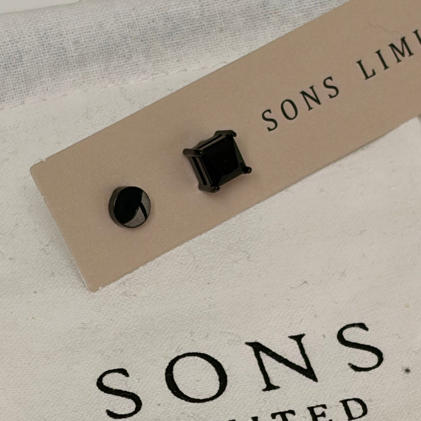 Black Zircon Studs - Mix Pairs
